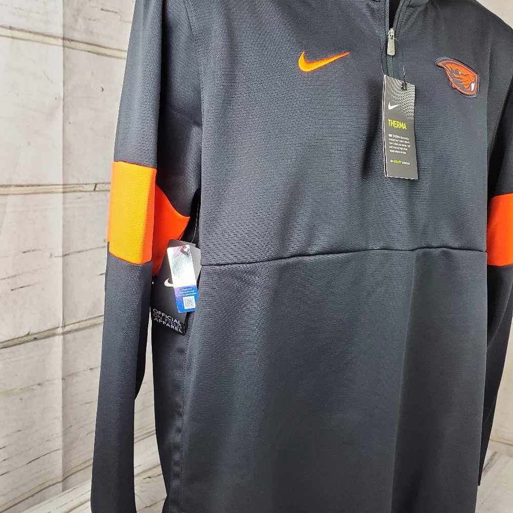 Nike Mens Oregon State Beavers Therma Pullover AR9475-010 NWT